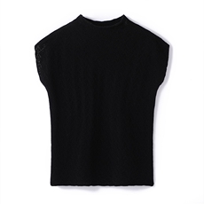 2024年秋季时尚气质镂空百搭简约无袖显瘦背心，女装背心吊带，奥千羊绒