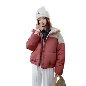 【现货】1C128-A35冬休闲拼接加厚面包服棉服外套 P145-K215图片