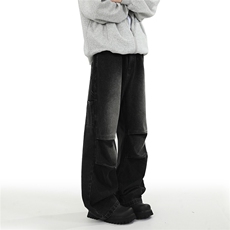 C315-G3058数据现货褶位重工洗水牛仔裤棚拍图(P65X98)棚拍5，男装牛仔裤，电商C315