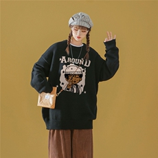 中性22秋/冬ins潮流小男孩休闲宽松百搭圆领套头毛衣M1050P50控68，男装针织衫/毛衣，A247A