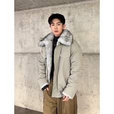 高品质座山雕加厚棉服冬季男女宽松解构款保暖毛绒外套，男装棉衣，星座903-1