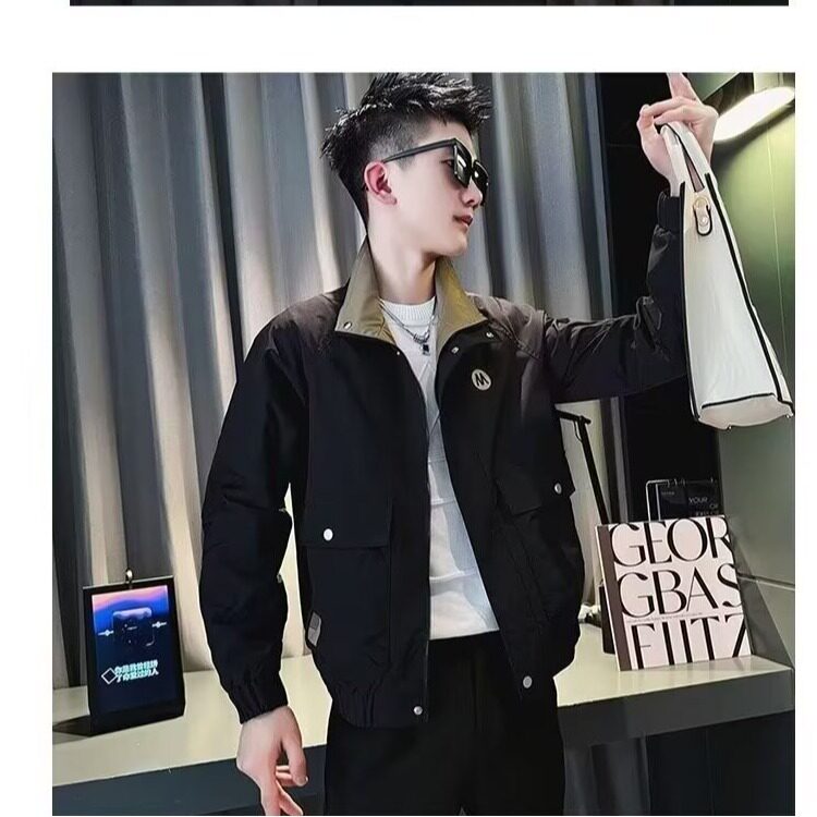 1506/QXX110/P52潮牌工装外套男高级感痞帅短款夹克,男装夹克,星座1506