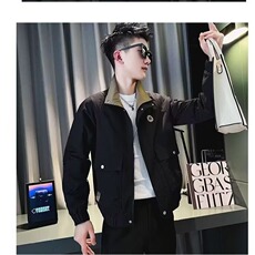 1506/QXX110/P52潮牌工装外套男高级感痞帅短款夹克，男装夹克，星座1506