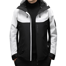 新款主推必上黄晓明同款瑞士品牌旗舰款三防三合一冲锋衣高品质，男装夹克，钱塘207-1