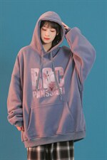 中性22秋季个性设计感趣味图案字母印花套头连帽卫衣W246P30控48，男装卫衣，A247A