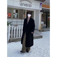 原版高品质~美式cleanfit男士中长款过膝毛呢大衣外套Y983-P125，男装毛呢大衣，星座1004-3