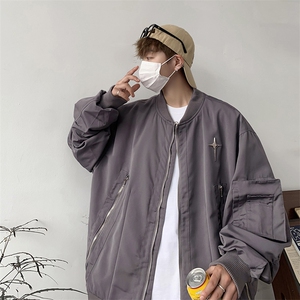 春秋季棒球服外套男2023新款宽松高级感学生情侣夹克潮JK08723-60图片