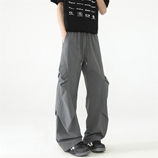 夏季新款工装裤宽松褶皱休闲裤抖音品质A111-A236-P35，男装工装外套，电商基地A111