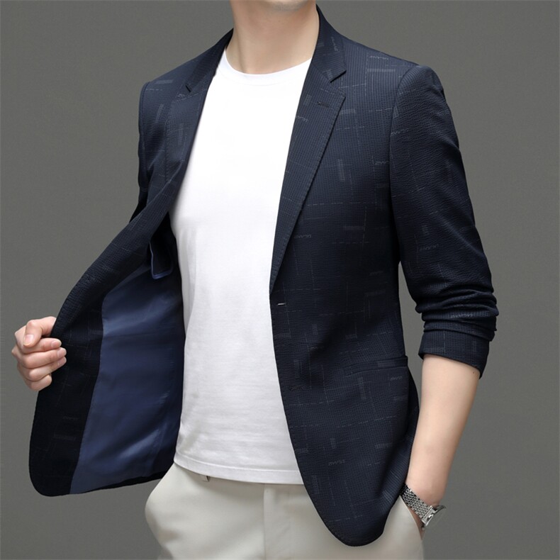 M5559-1钱塘2020-3春夏新款男士时尚休闲西服简约百搭外套P135,男装西服,钱塘207-3