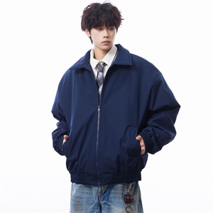冬装老钱风加棉加厚夹克外套棉服男女翻领棉衣棒球服潮 M813-P65图片