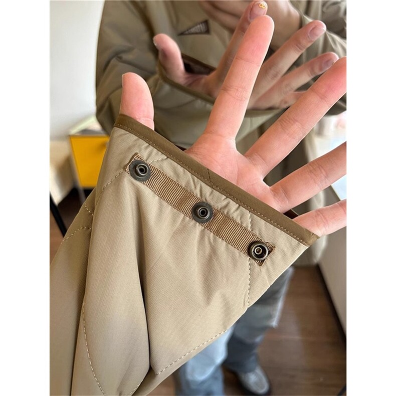 菱形格夹棉棒球服外套秋冬男款保暖棉衣美式潮牌痞帅棉服夹克,男装夹克,星座506A