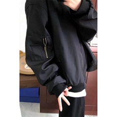 新款2025春季美式复古高街飞行员翻领夹克男女宽松潮流棒球服外套，男装夹克，星座601-1
