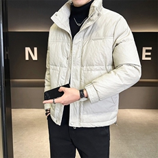 皮羽绒服男2024新款冬季加厚外套A313-8611-P185控价268，男装羽绒服，电商A313