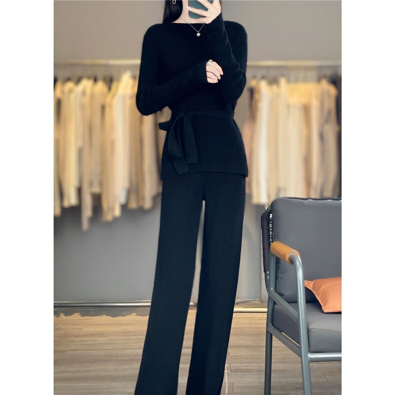 2025年秋季新款百搭套头圆领羊毛衫,女装羊毛衫,暖思雅