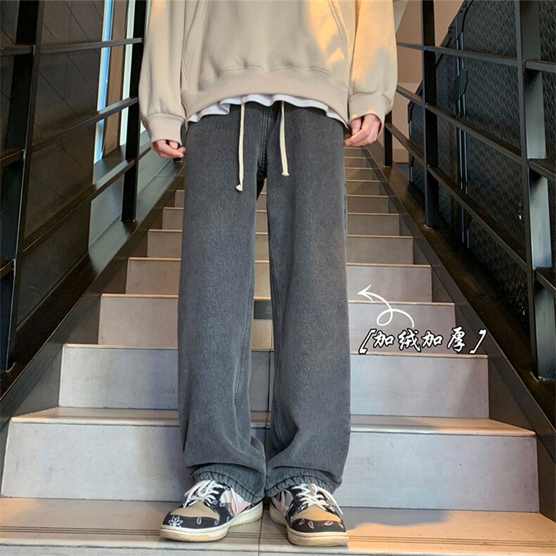 XZ616冬季新款加绒加厚羊羔绒牛仔裤TY446P75控88,男装牛仔裤,星座512A（原616）