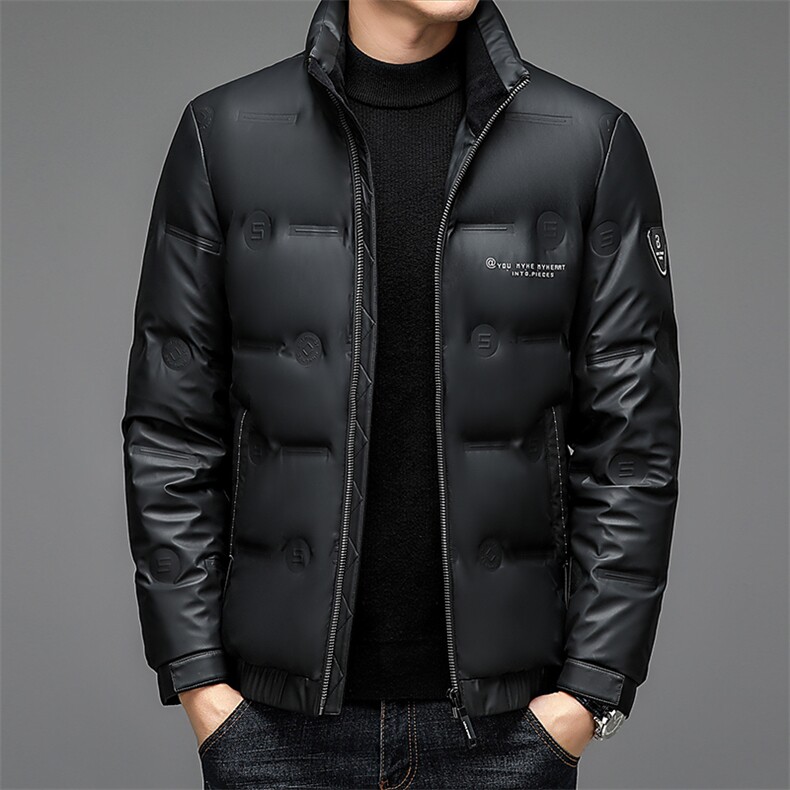 2022羽绒服男立领白鸭绒冬季新款商务休闲保暖外衣潮HD2601-P240，男装羽绒服，星座1105-3