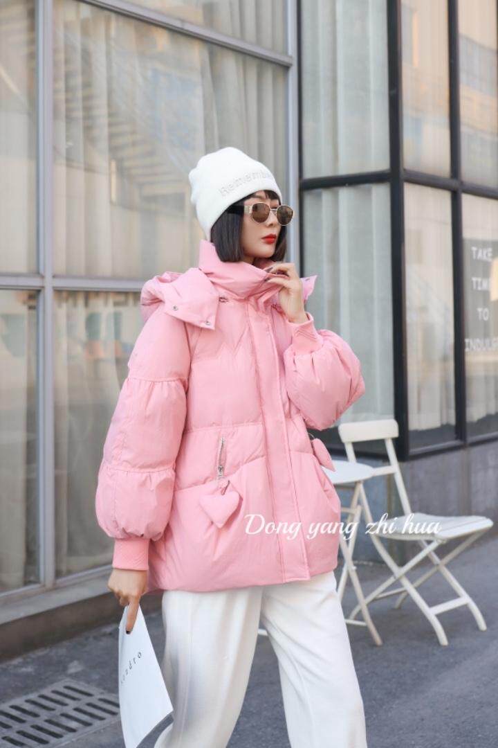 糖果色羽绒服，时尚减龄显瘦，女装羽绒服，东洋天堂之花