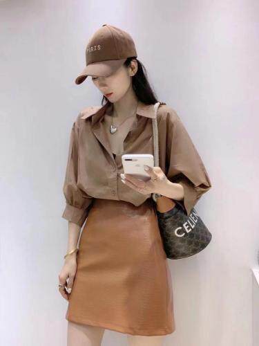 衬衫上衣鳄鱼皮半裙，女装衬衫，妍妍衣坊