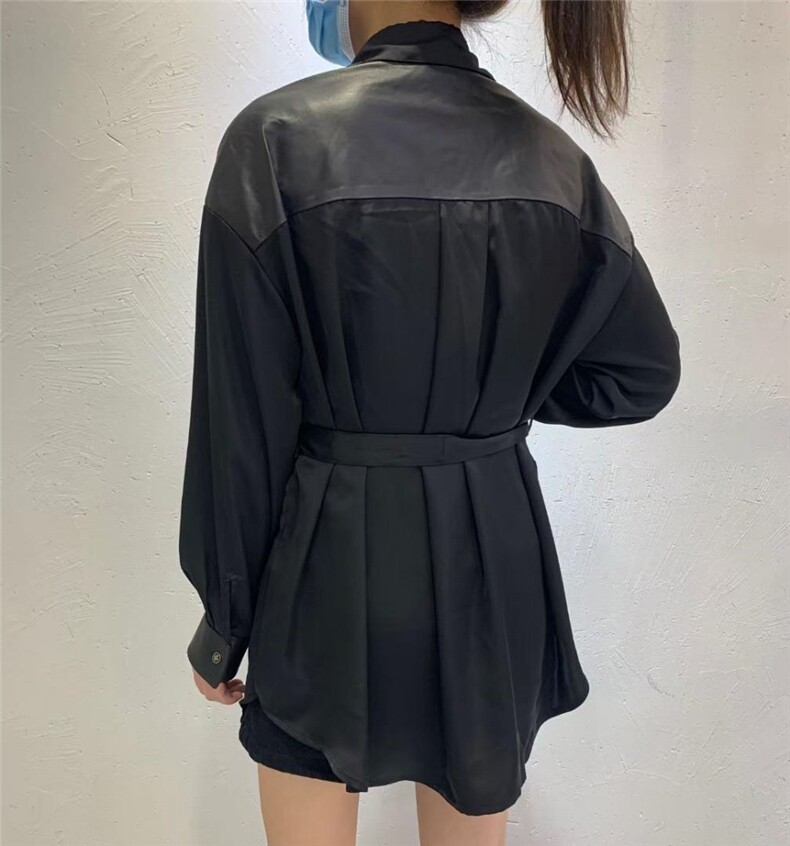 假两件皮衣,女装皮衣,泓利