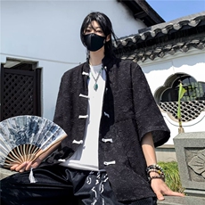 短袖提花春季2024新款风W1279P40，男装T恤，星座1116-2