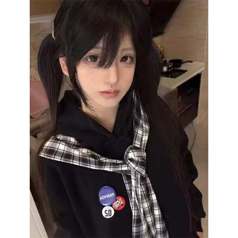1506/QW210/P60卫衣男连帽春秋季ins港风宽松潮牌字母百搭外套,女装短外套,星座1506