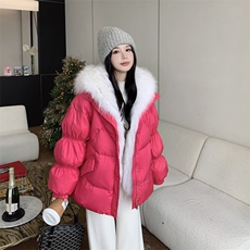 现货！高品质！上了就卖！真狐狸毛90鹅绒2C212-G13-P550-K668，女装羽绒服，2C212