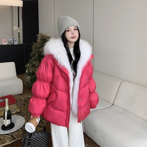 现货！高品质！上了就卖！真狐狸毛90鹅绒2C212-G13-P550-K668图片