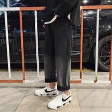 港风宽松复古牛仔裤男士秋季潮流个性直筒裤K869-P45，男装牛仔裤，电商A128