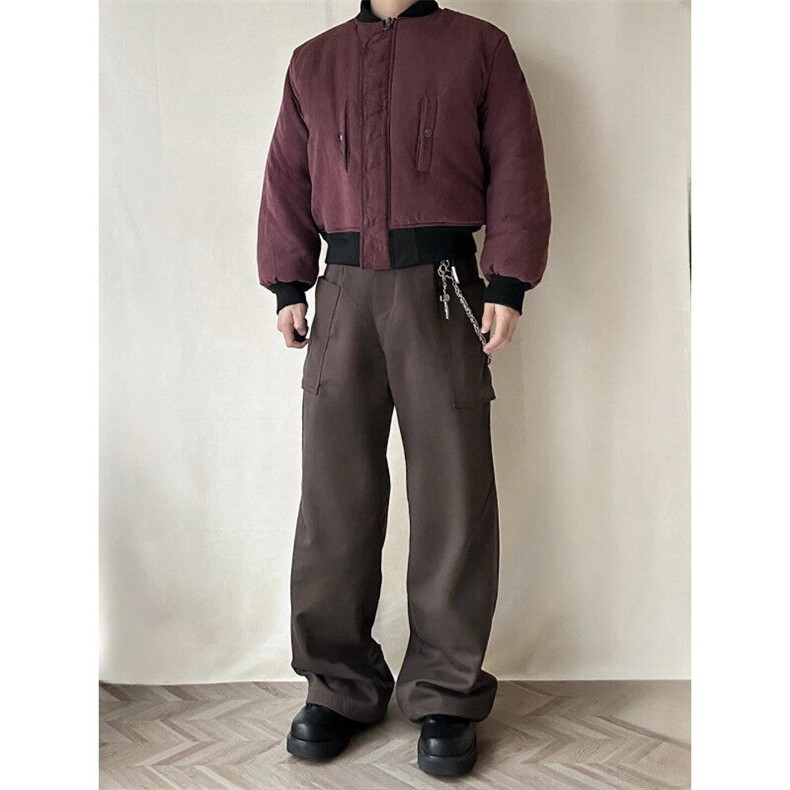 【有货】MF323ZZ-特95短宽bomber双面穿飞行夹克cleanfit棉服外套,男装夹克,星座1007（原301D）