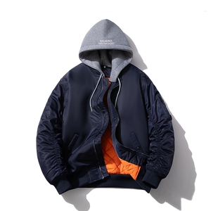现货 4色秋冬带帽情侣外套飞行服外套棉服夹克  货号:8832图片