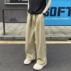 ！2025夏季新款男士直筒宽松休闲裤冰丝长裤310A-4-KZ93-P35，男装休闲裤，星座310A-4