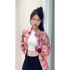 粉红色格子控衬衫男生美式复古痞帅高级感格纹衬衣长袖C268，男装衬衫，星座1116A（原606A-3）