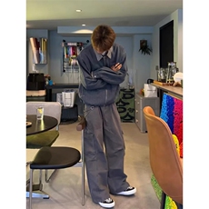 现货！！格子翻领夹克秋季高级感外套RJY240-P80，男装夹克，星座1005-6