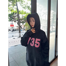 加绒款刺绣连帽卫衣WYR7062，男装卫衣，星座516A