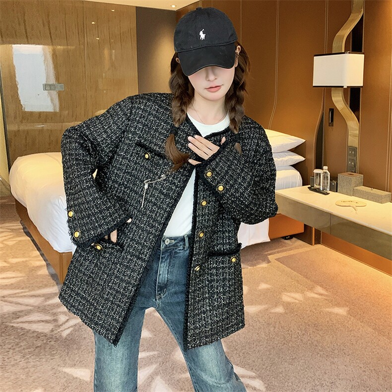 26春大货小香风外套2D001-6338-P145-K198,女装短外套,2D001