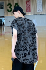 8XL-M重磅！特大码短袖T恤背心男宽松休闲百搭篮球服DX318P28，男装T恤，电商D206-1