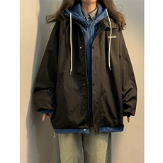 春秋假两件冲锋衣外套女防风外衣大码棒球服工装夹克TC8868P58，男装夹克，星座1013-5
