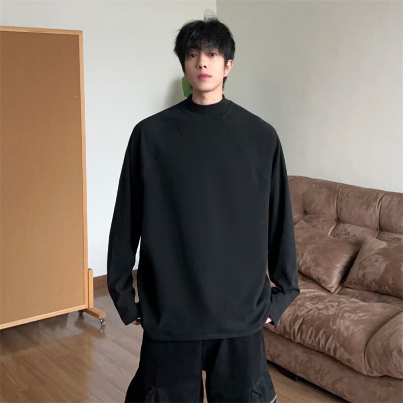 JY754-P32 百搭保暖舒适德绒T恤男图片