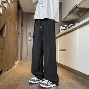 阔腿裤男士韩版潮流痞子帅气垂感2024夏季新款ins长裤K5427-P35图片