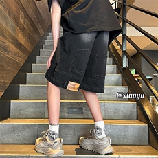 XZ616夏季半松紧腰裤子穿反了设计款牛仔短裤TY2454特P40，男装牛仔裤，星座512A（原616）