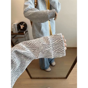网图有货 美式撞色连帽开衫卫衣男女宽松百搭拼接外套 A1198-P58图片