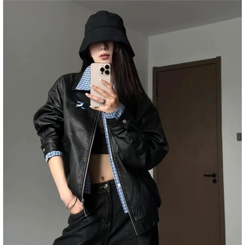W559-P882025美式撞色拼接夹克男女同款秋季飞行员棒球服外套,男装夹克,星座911-1