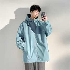 JK727 -P46新款现货户外连帽夹克男 冲锋衣外套，男装夹克，星座1204