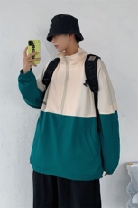 港风新款情侣宽松卫衣休闲潮流百搭潮套头夹克男士外套7212P55，男装夹克，星座227-7