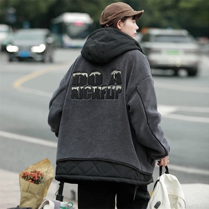 2024冬款中性羊羔绒棉服加绒宽松棉衣外套男女 8336-P130控价178图片