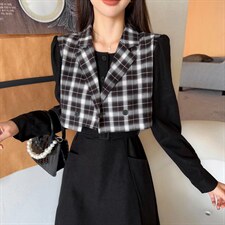 秋季时尚连衣裙，女装连衣裙，亿炫(5F)