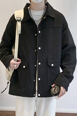 灯芯绒外套男款春秋季新款美式潮衣服工装夹克休闲上衣jk555-P70，男装夹克，星座505-3