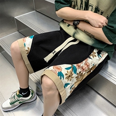 2025夏季休闲潮刺绣五分短裤k40-p50-控78，男装牛仔裤，星座816A（原B366）