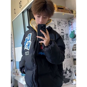 1506/QW1910/P79新款冬季棉服棉衣男生加厚保暖面包服外套图片