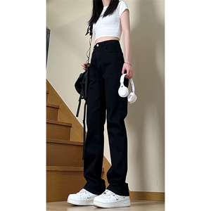 新款港风美式高街抖音品质弹力牛仔裤男女 XZ213-NZ7097-P60控78图片